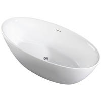 BADEWANNE freistehend   - Weiß, MODERN, Kunststoff (170cm)