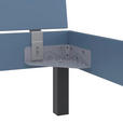 BETT 140/200 cm  in Blau  - Blau/Schwarz, Design, Holzwerkstoff/Metall (140/200cm) - Xora