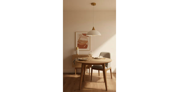 HÄNGELEUCHTE 30/150 cm  - Weiß, Trend, Glas/Metall (30/150cm) - Novel