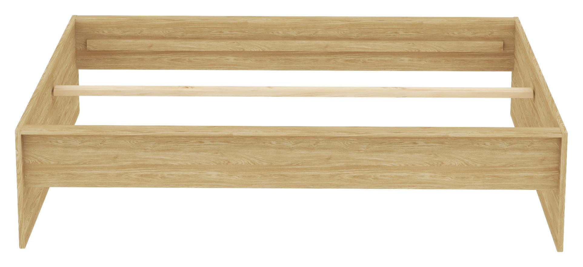 RÁM POSTELE, 160/200 cm - barvy dubu, Konvenční, kompozitní dřevo (160/200cm) - Hom`in