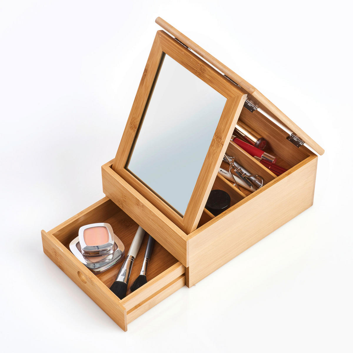 SCHMUCKKÄSTCHEN - Naturfarben, Basics, Holz (25/19/12cm) - Zeller Present