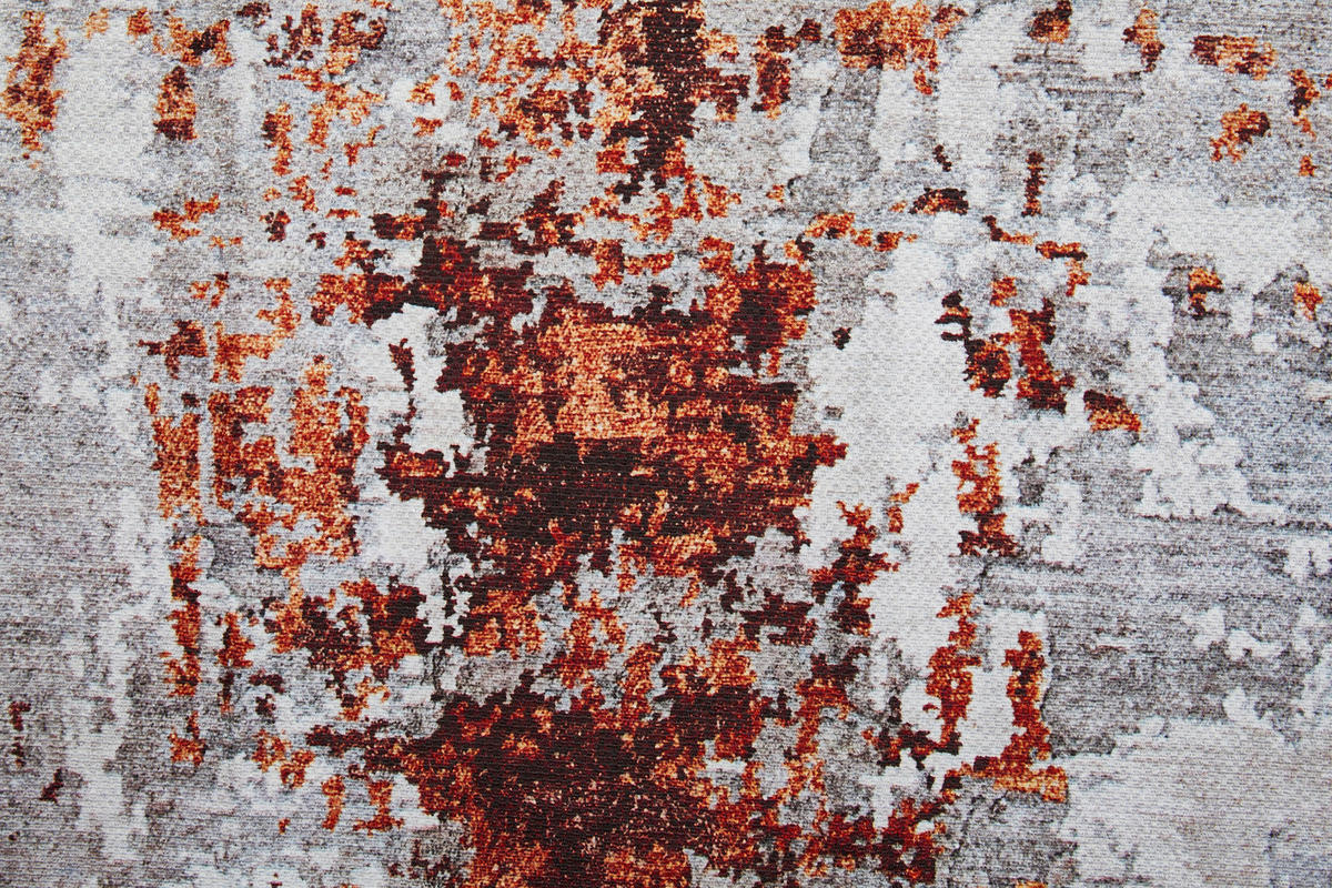 VINTAGE-TEPPICH 200/290 cm Lago  - gris/couleur rouille, Design, textile (200/290cm) - Novel