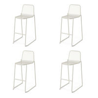 BARHOCKER-SET Beige Stahl  - Beige, LIFESTYLE, Metall (52/105/52cm)
