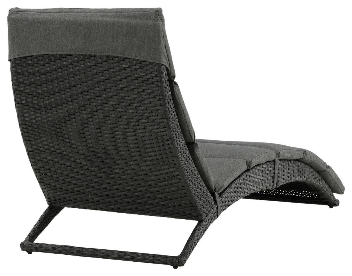 SOLSÄNG   64/84/158 cm  - svart, Klassisk, plast (64/84/158cm) - Gardenson