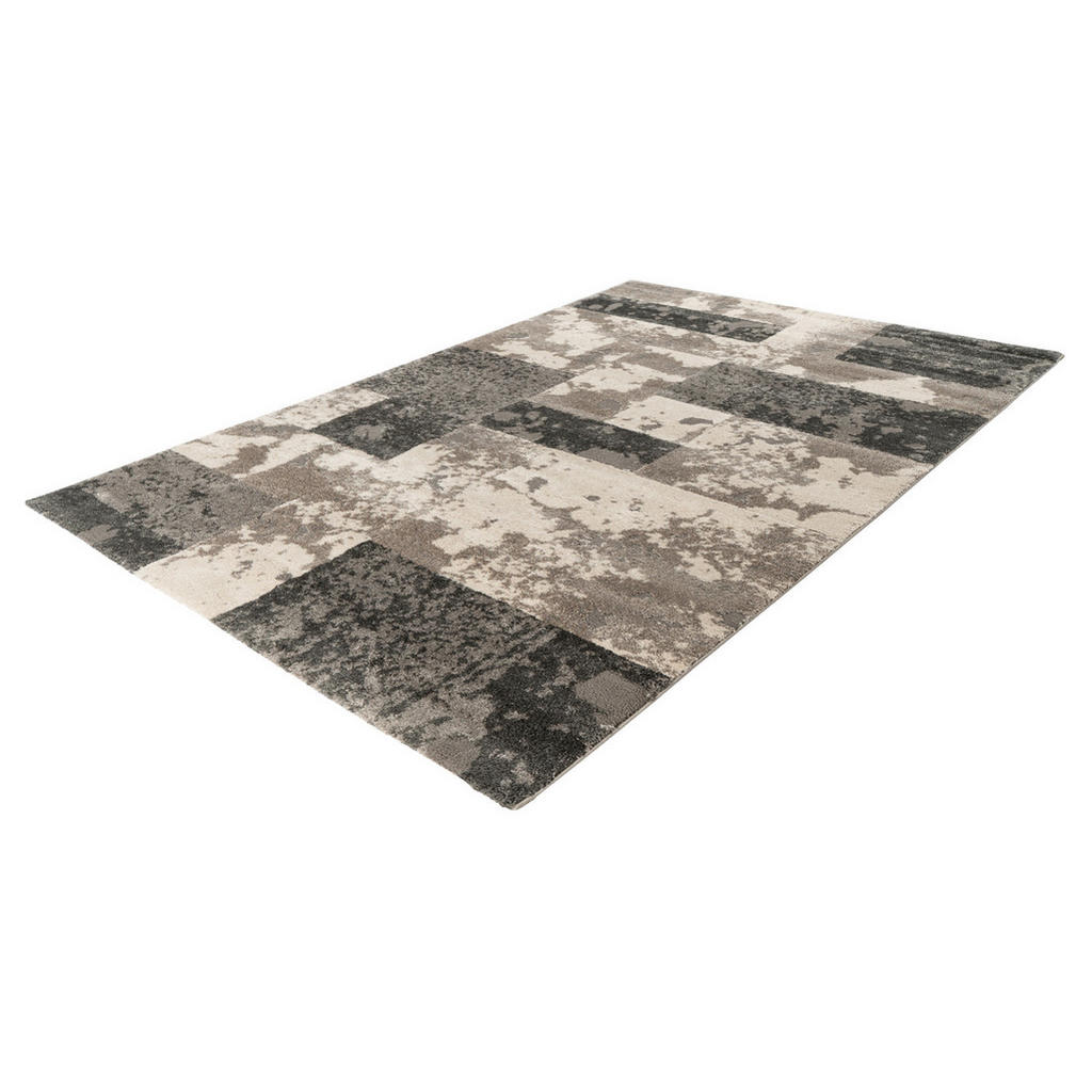 Thumbnail - Obsession Hochflorteppich My Canyon, Grau, Textil, Abstraktes, rechteckig, 120x170 cm, Oeko-Tex® Standard 100, für Fußbo...