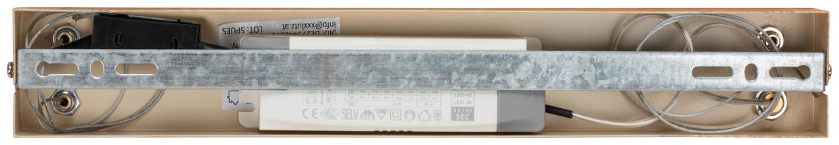 LED-HÄNGELEUCHTE 106/53/120 cm    - Naturfarben, Trend, Kunststoff/Metall (106/53/120cm) - Novel