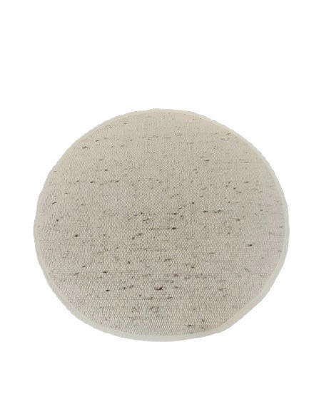 HANDWEBTEPPICH 130/130 cm Parma Greige  - Greige, KONVENTIONELL, Textil (130/130cm) - Linea Natura
