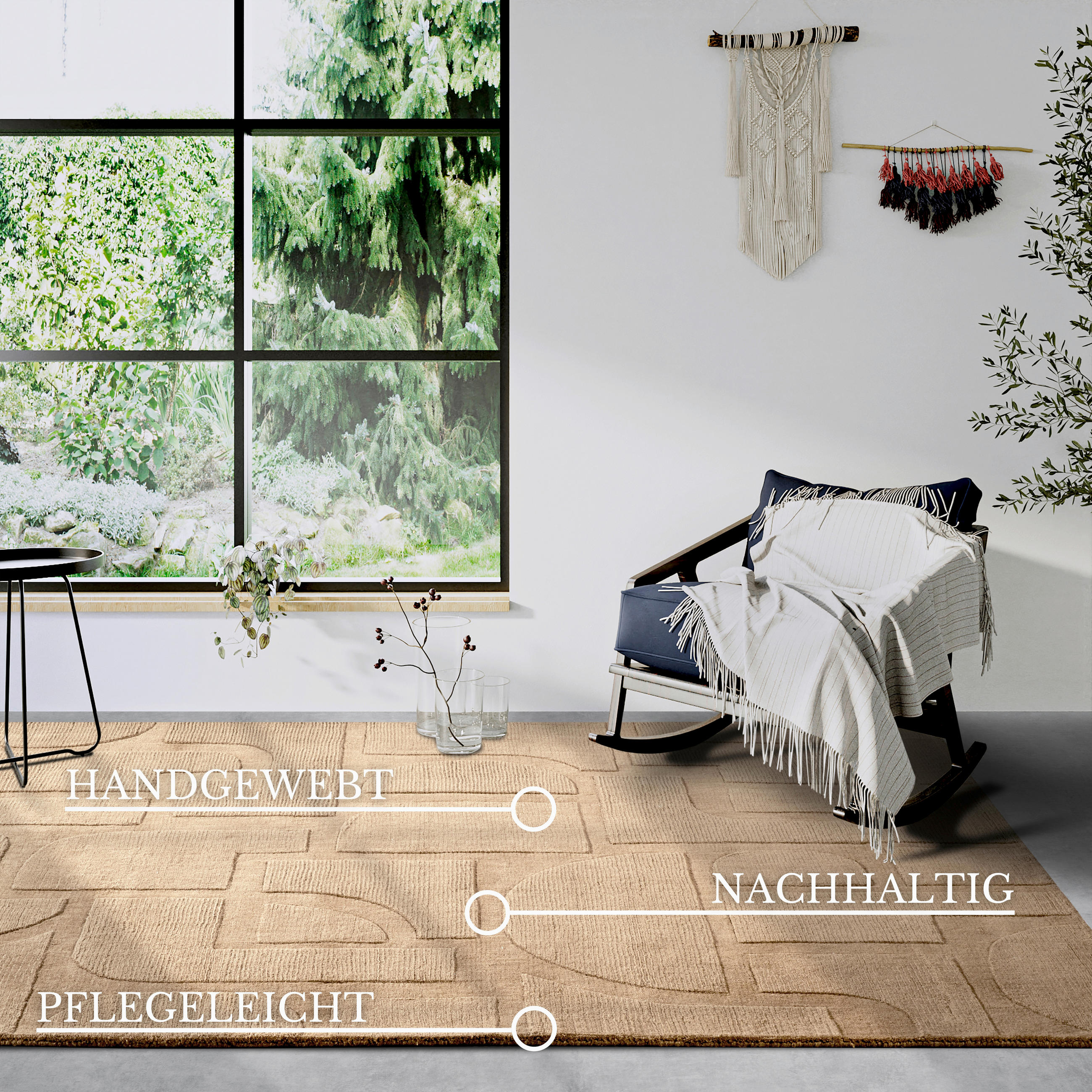HANDWEBTEPPICH 120/170 cm Kollektion 1906 Beige  - Beige, Basics, Textil (120/170cm) - Villeroy & Boch