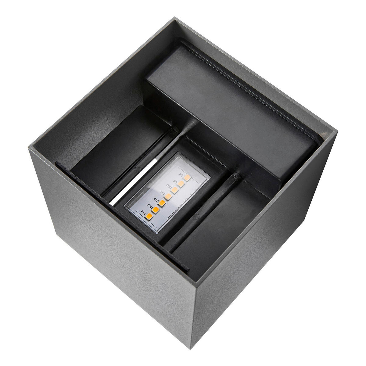 WANDLEUCHTE Milda 10/10.3/10 cm  - Anthrazit, Design, Metall (10/10.3/10cm) - Nordlux