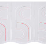 SCHEIBENGARDINE 45 cm   - Rot, KONVENTIONELL, Kunststoff (45cm) - Esposa