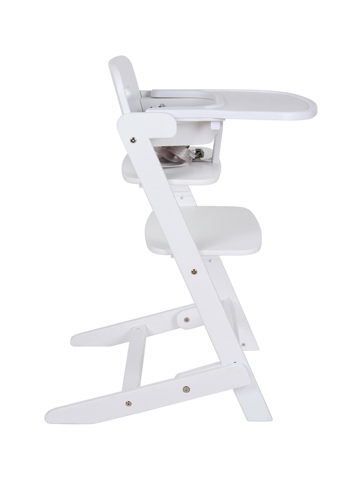 HRANILICA  Brunch  - bela, Dizajnerski, drvo/metal (63/48,5/81cm) - Jimmylee