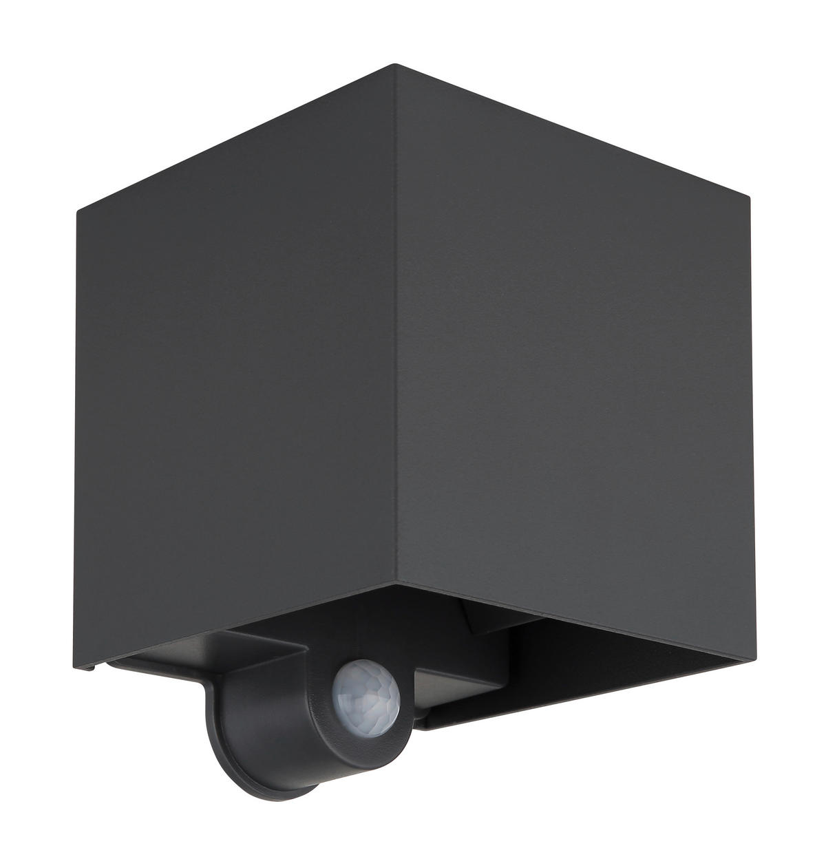 AUßENWANDLEUCHTE 10/10/12,5 cm   - Anthrazit, Design, Kunststoff/Metall (10/10/12,5cm) - Globo