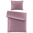 BETTWÄSCHE TANJA Satin 140/200 cm - Mauve, Basics, Textil (140/200cm) - Novel