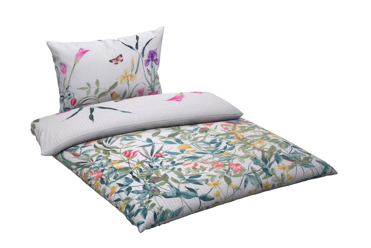 KREPOVÉ OBLIEČKY, seersucker, renforcé, viacfarebná, 140/200 cm - viacfarebná, Konventionell, textil (140/200cm) - Estella