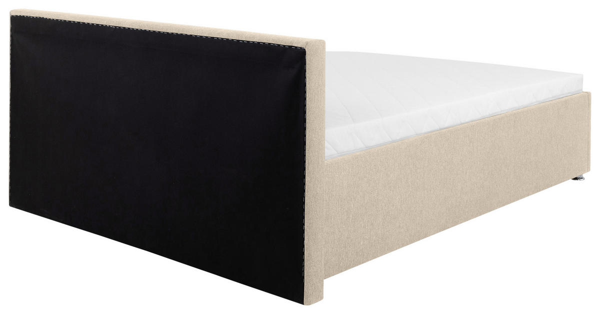 POLSTERBETT Lattenrost, Bettkasten Beige 140/200 cm  - Beige, MODERN, Holz/Kunststoff (140/200cm) - MID.YOU