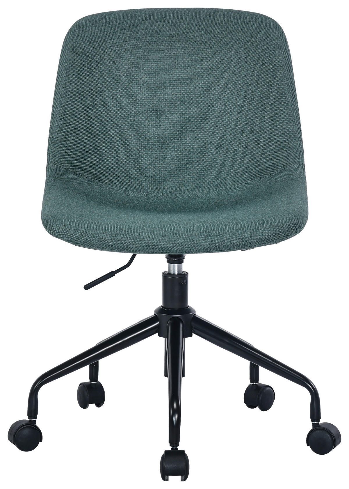 DREHSTUHL Webstoff Schwarz, Dunkelgrün  - Dunkelgrün/Schwarz, KONVENTIONELL, Kunststoff/Textil (50/80,5-90/55,5cm) - Hom`in