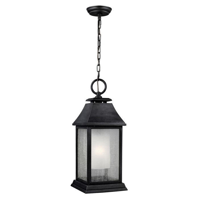 ZUNANJA VISEČA SVETILKA  Shepherd      22/63 cm       - barve cinka, Konvencionalno, umetna masa/steklo (22/63cm) - Elstead Lighting