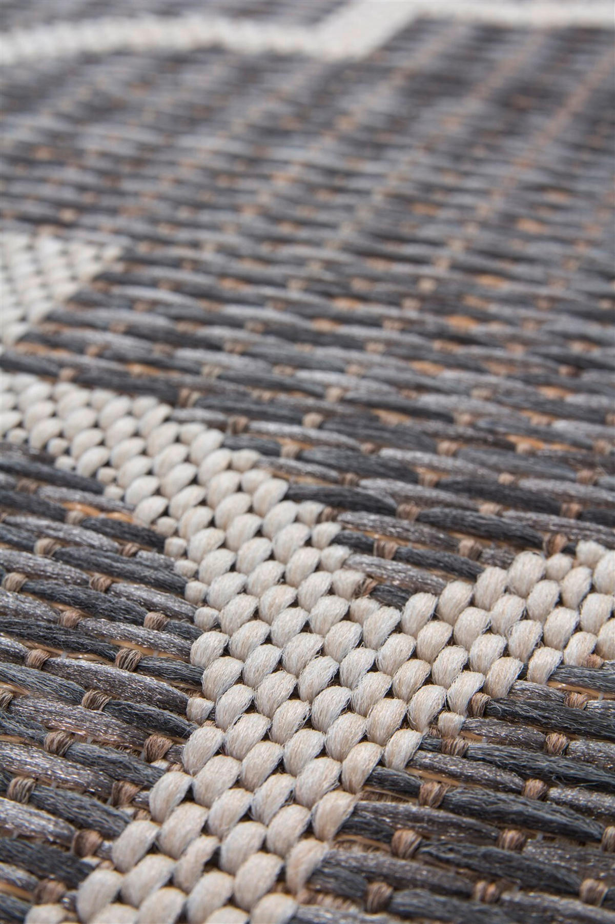 LÄUFER 80/230 cm Indonesia - Batu Grau  - Grau, KONVENTIONELL, Textil (80/230cm)