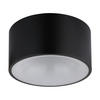 LED-DECKENLEUCHTE RAYMOND 15/7,5 cm   - Opal/Schwarz, Basics, Kunststoff/Metall (15/7,5cm)