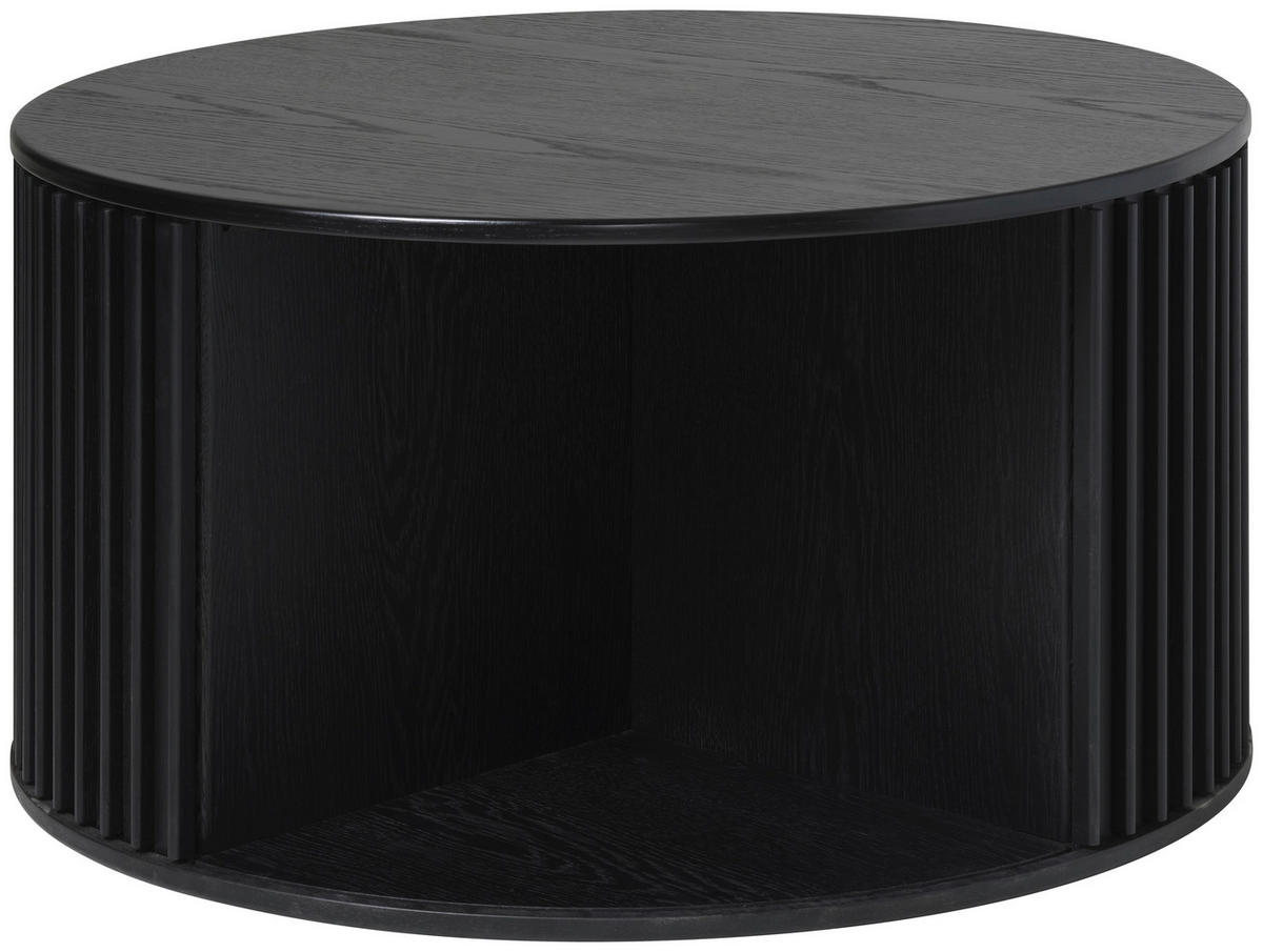 SOFFBORD i trämaterial 85/85/45 cm  - svart, Trend, trämaterial/trä (85/85/45cm) - Novel