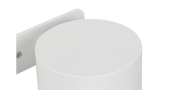 AKKU-WANDLEUCHTE - Weiß, Basics, Kunststoff/Metall (9,2/8/4,5cm) - Novel