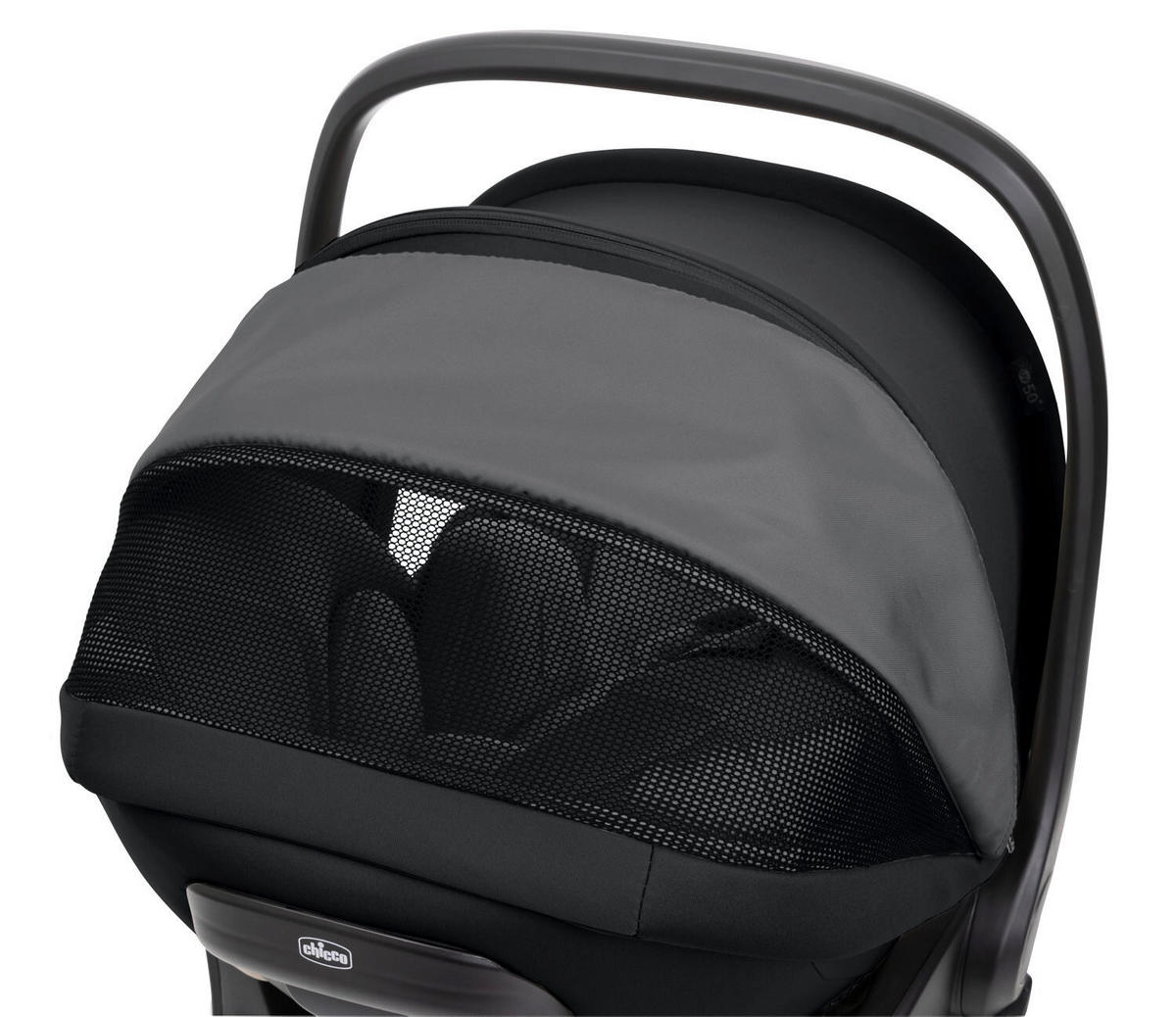 KINDERAUTOSITZ First Seat Recline I-Size   - Dunkelgrau/Hellgrau, Basics, Textil (44/58/60/65cm) - Chicco