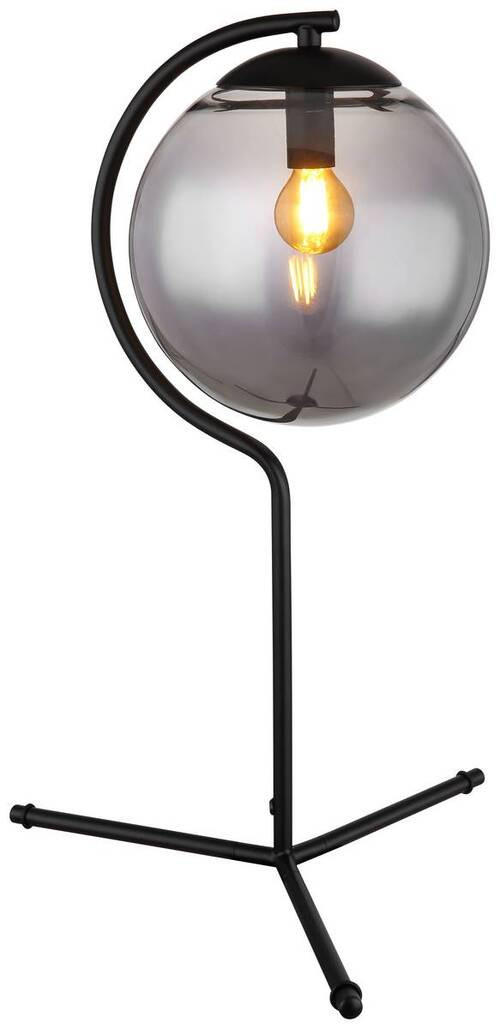 TISCHLEUCHTE - Schwarz, Basics, Glas/Metall (35/50cm) - Globo