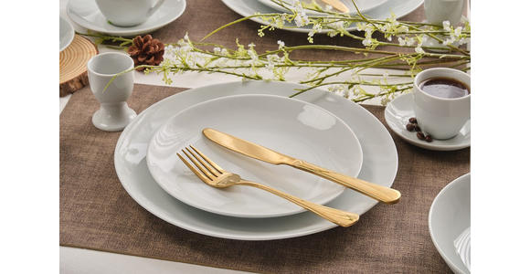 KOMBISERVICE Weiß Pisa 62-teilig 6 Personen  - Weiß, Basics, Keramik - Novel