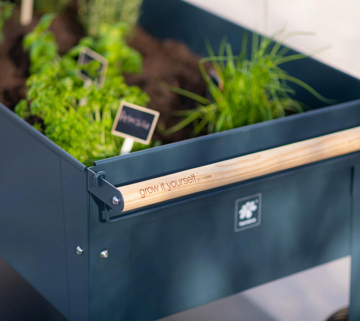 HOCHBEET  - Anthrazit, Basics, Metall (60/80/120cm) - Ambia Garden