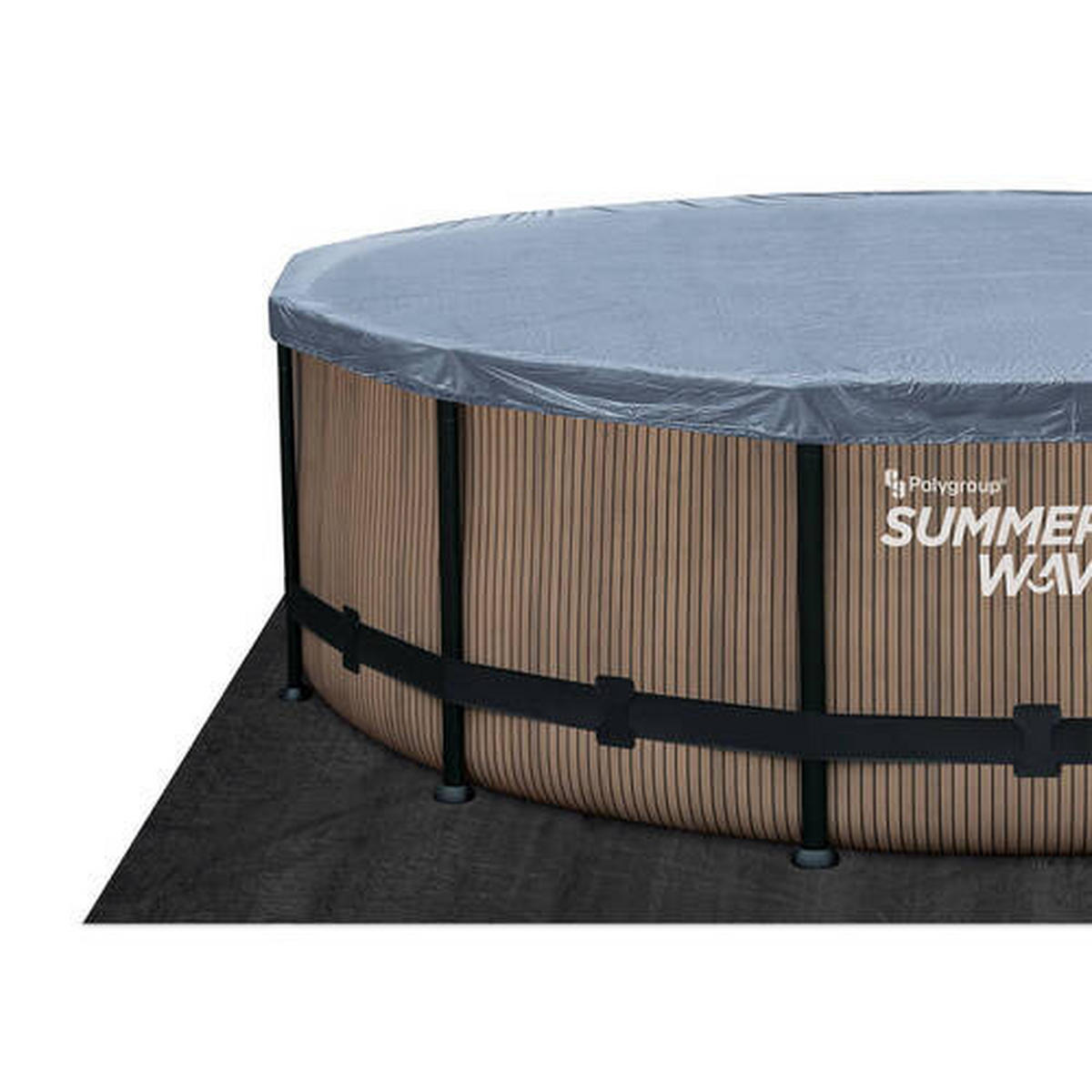 POOL PGP4E01852B 549/132 cm  - Teakfarben, KONVENTIONELL, Kunststoff (549/132cm)