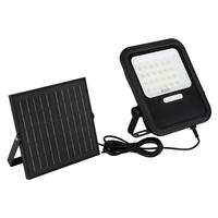 SOLARLEUCHTE 24,3/14/25,4 cm   - Klar/Schwarz, Basics, Glas/Kunststoff (24,3/14/25,4cm) - Globo