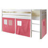 HOCHBETT 90/200 cm  - Pink/Rosa, Natur, Holz (90/200cm) - MID.YOU