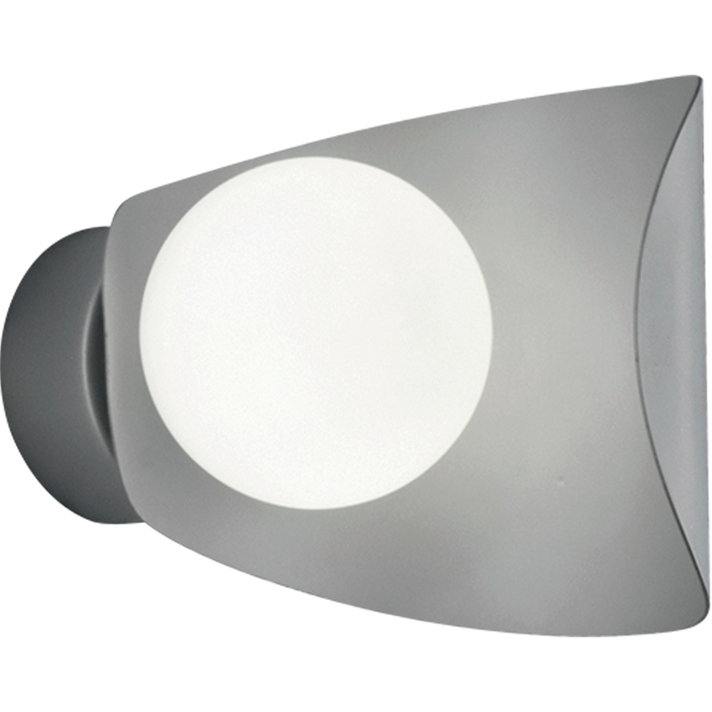 Fabas Luce Led-Wandleuchte Adria Silber 16x18x16 cm
