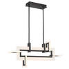 LED-HÄNGELEUCHTE Eurofase 84/47,5/14 cm   - Schwarz, Design, Kunststoff/Metall (84/47,5/14cm) - Elstead Lighting