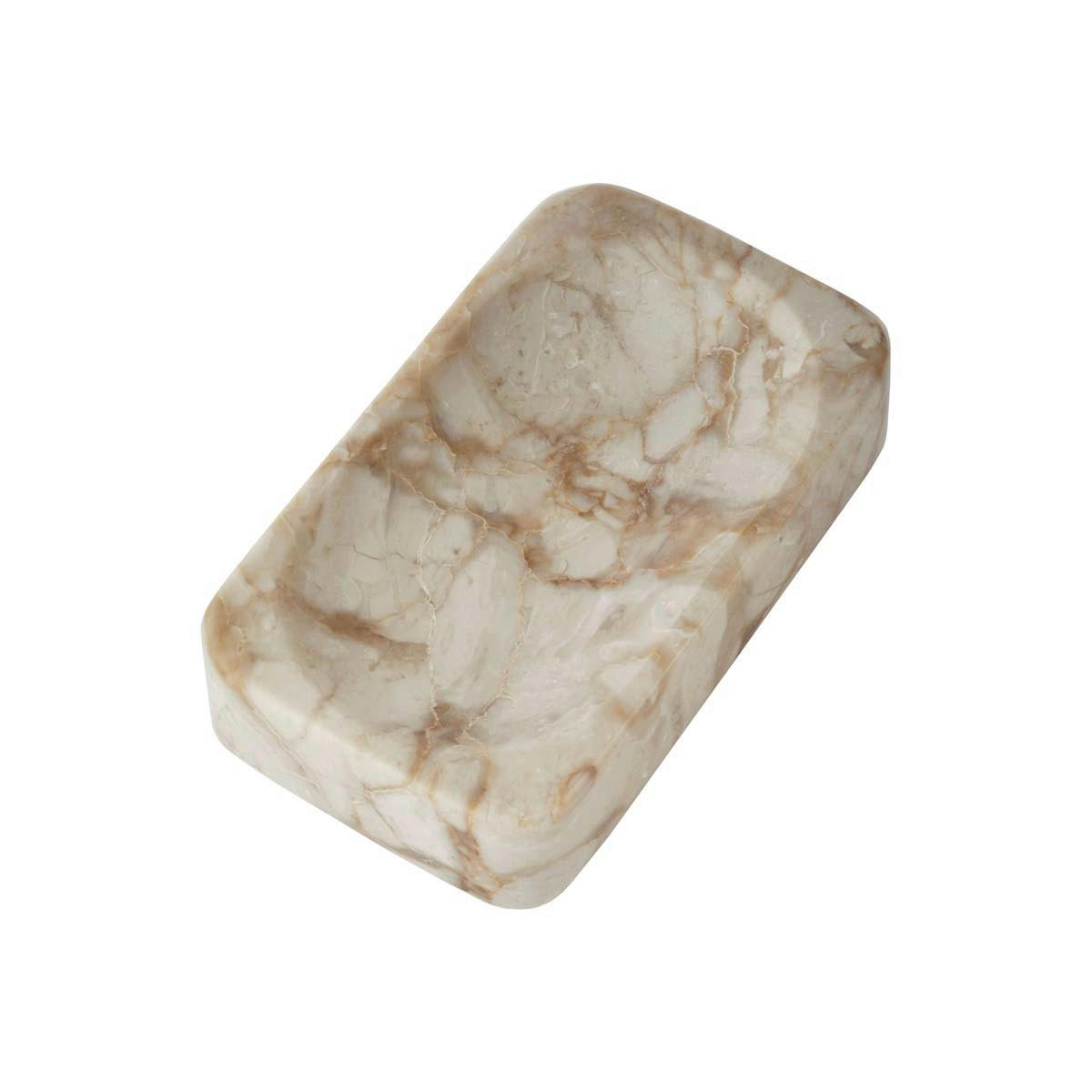 SEIFENSCHALE - Beigebraun, Design, Stein (7/3,5/12cm) - Aquanova