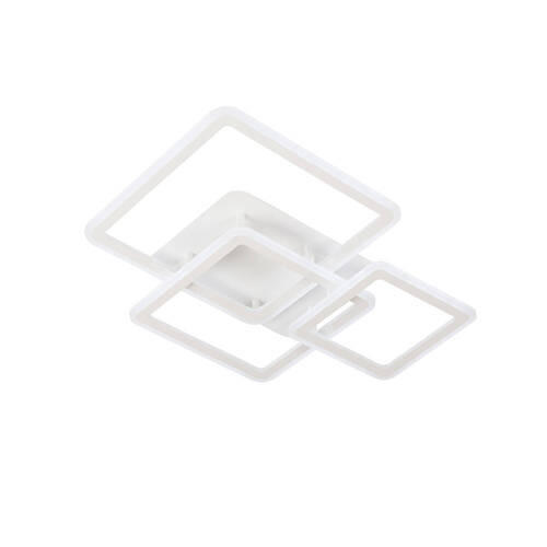 LED-DECKENLEUCHTE 54/65/10 cm   - Weiß, Design, Kunststoff/Metall (54/65/10cm)