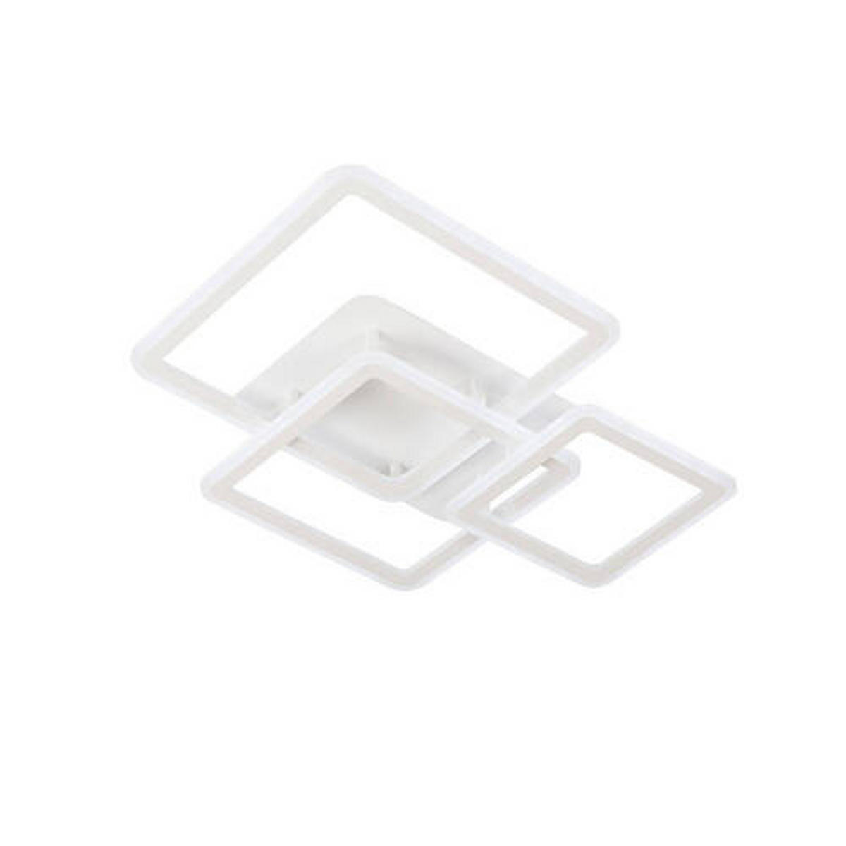 LED-DECKENLEUCHTE 54/65/10 cm   - Weiß, Design, Kunststoff/Metall (54/65/10cm)