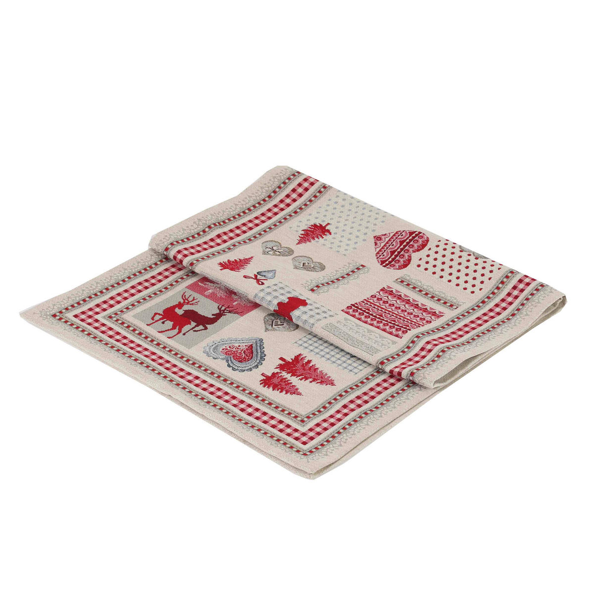 NADSTOLNJAK 40/140 cm   NOEL FROST  - višebojna, Osnovno, tekstil (40/140cm) - X-Mas