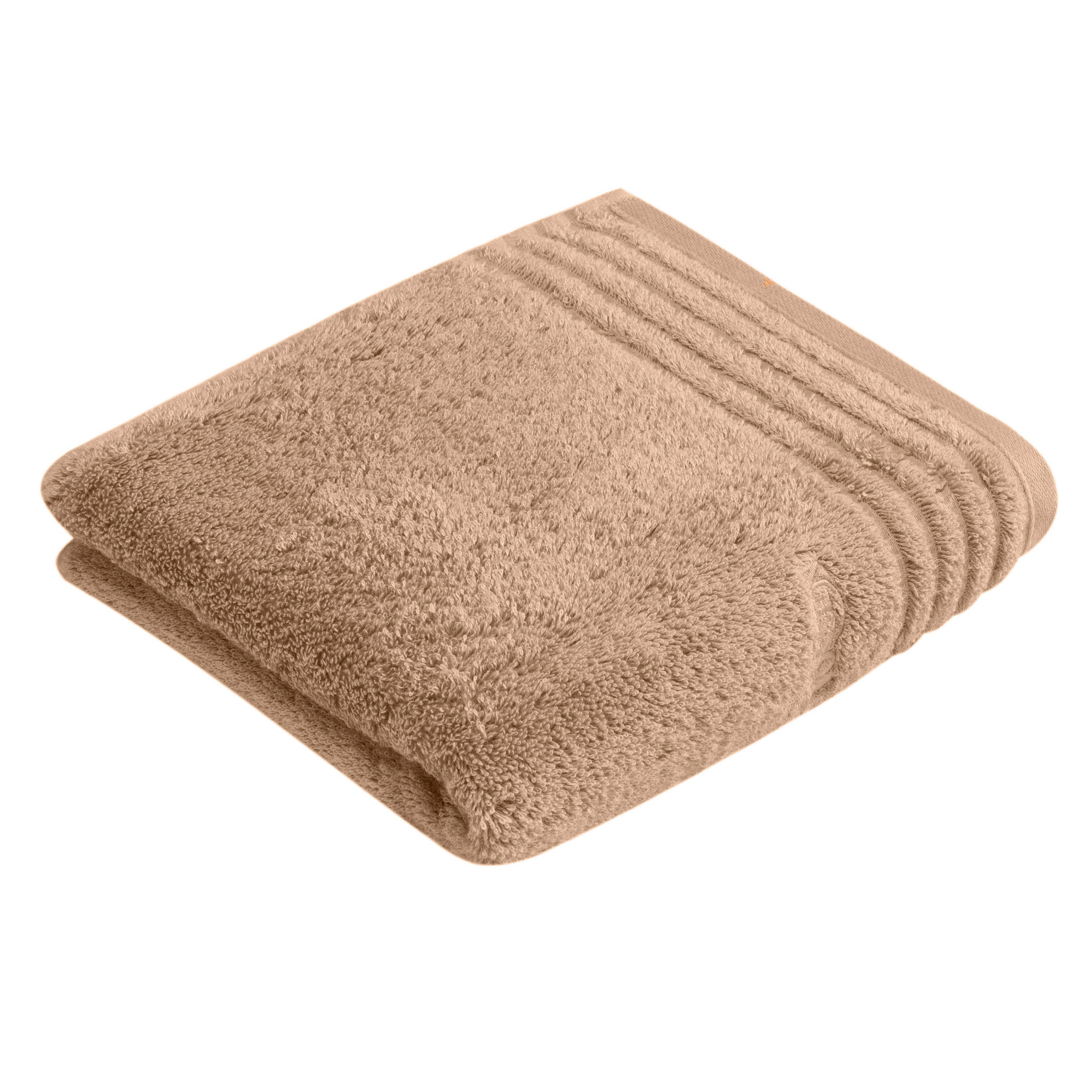 RUČNÍK, 50/100 cm, hnědá - hnědá, Basics, textil (50/100cm) - Vossen