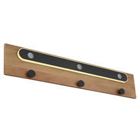 LED-WANDLEUCHTE 65/4,8/13 cm   - Dunkelbraun/Opal, Natur, Holz/Kunststoff (65/4,8/13cm) - Globo