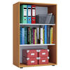 AKTENREGAL Buchefarben  - Buchefarben/Schwarz, Basics, Holzwerkstoff/Kunststoff (70/105/37cm) - MID.YOU