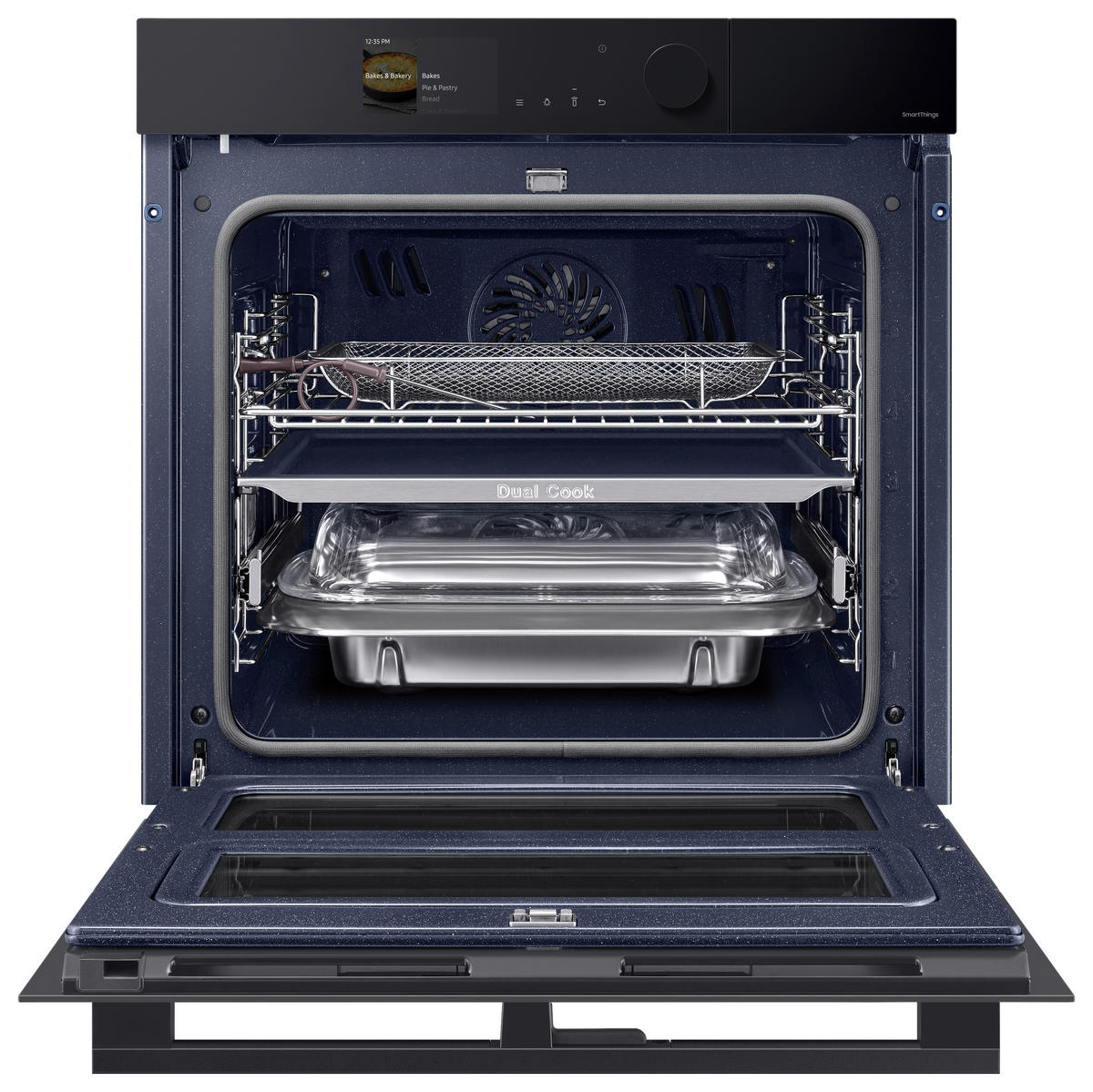BACKOFEN NV7B6795JAK/U3  - Schwarz, Design, Glas/Metall (59,5/59,5/57,1cm) - Samsung