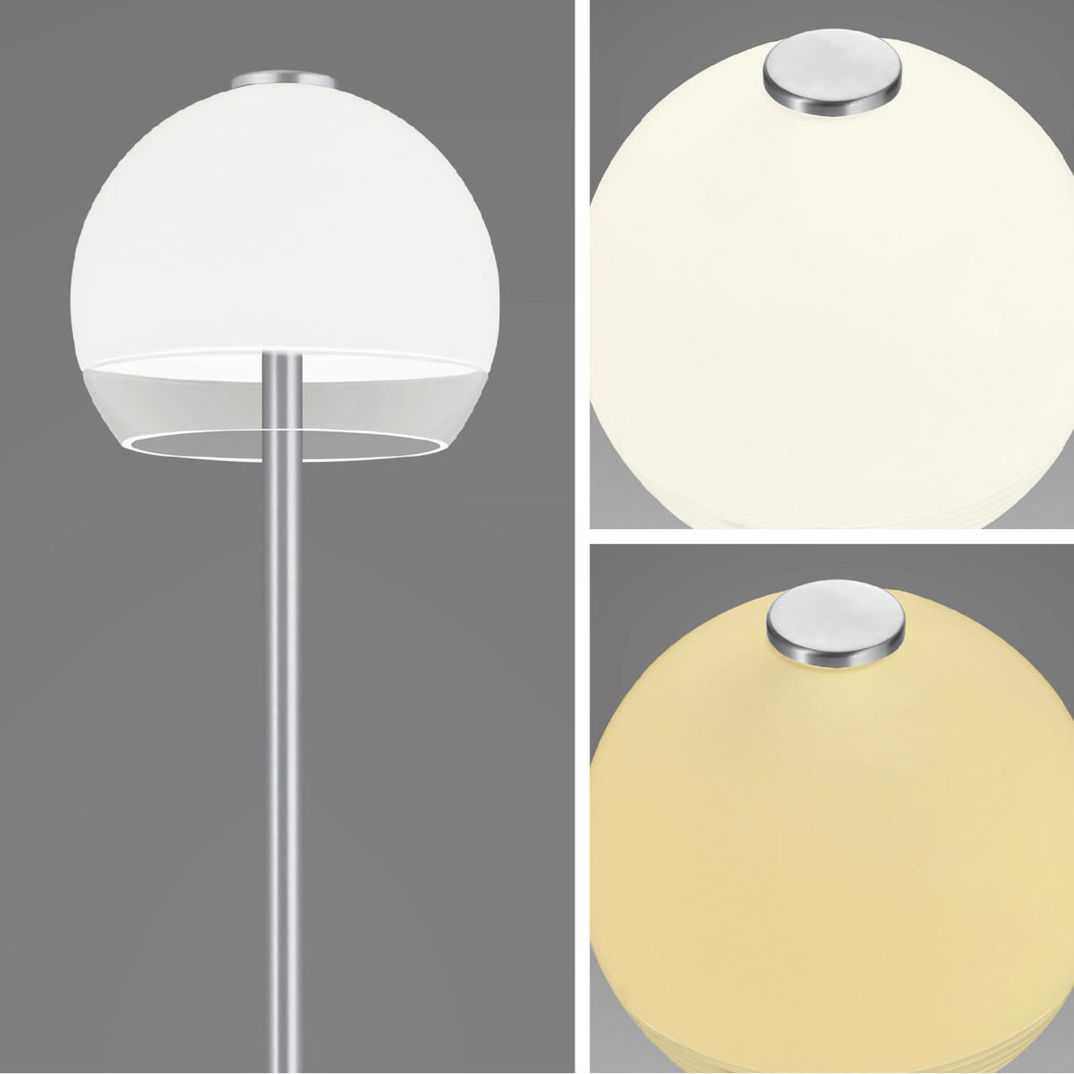 LED-STEHLEUCHTE 19/140 cm    - KONVENTIONELL, Metall (19/140cm) - BOPP