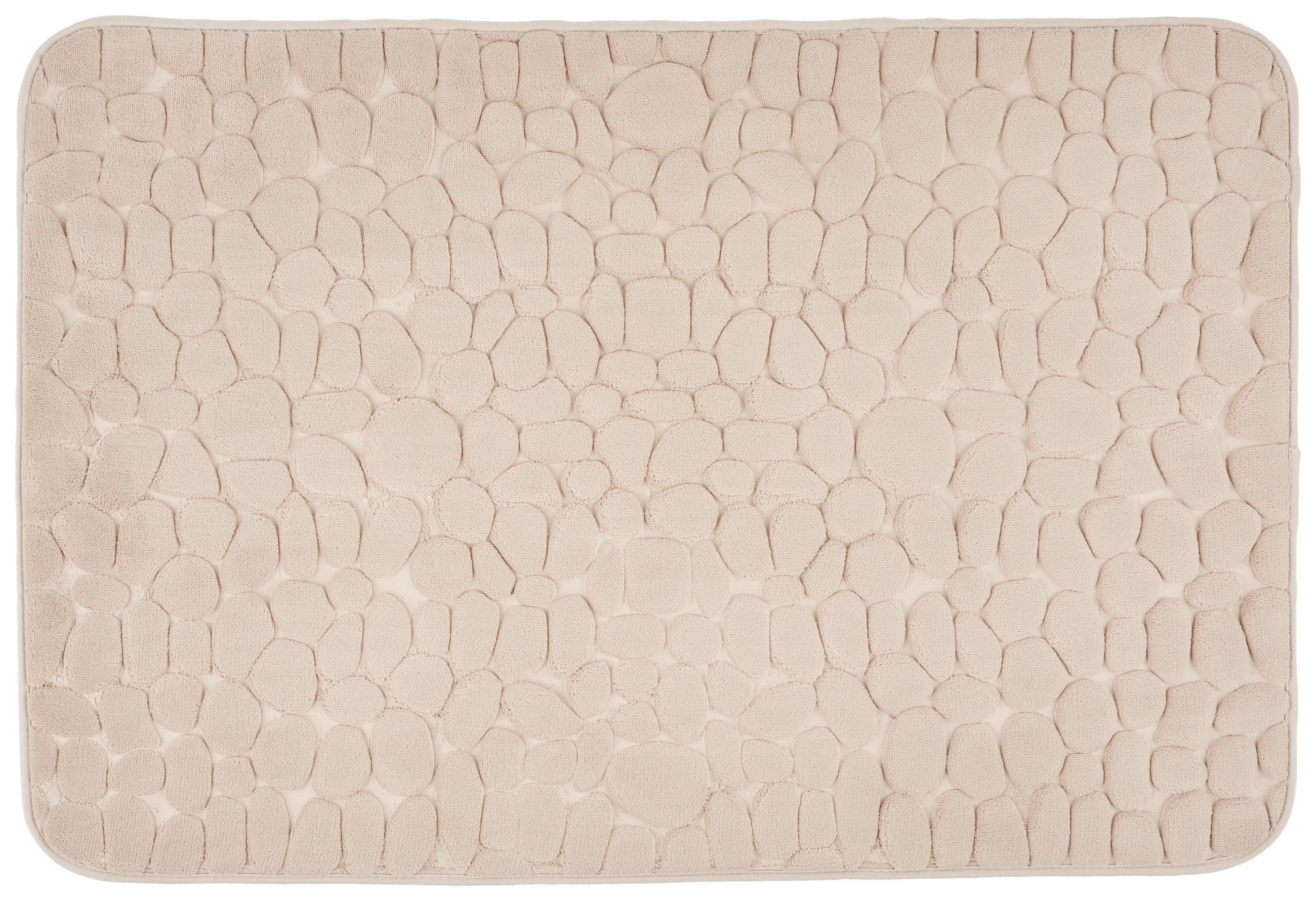 BADEMATTE Taupe 60/90 cm  - Taupe, Trend, Kunststoff/Textil (60/90cm) - Esposa