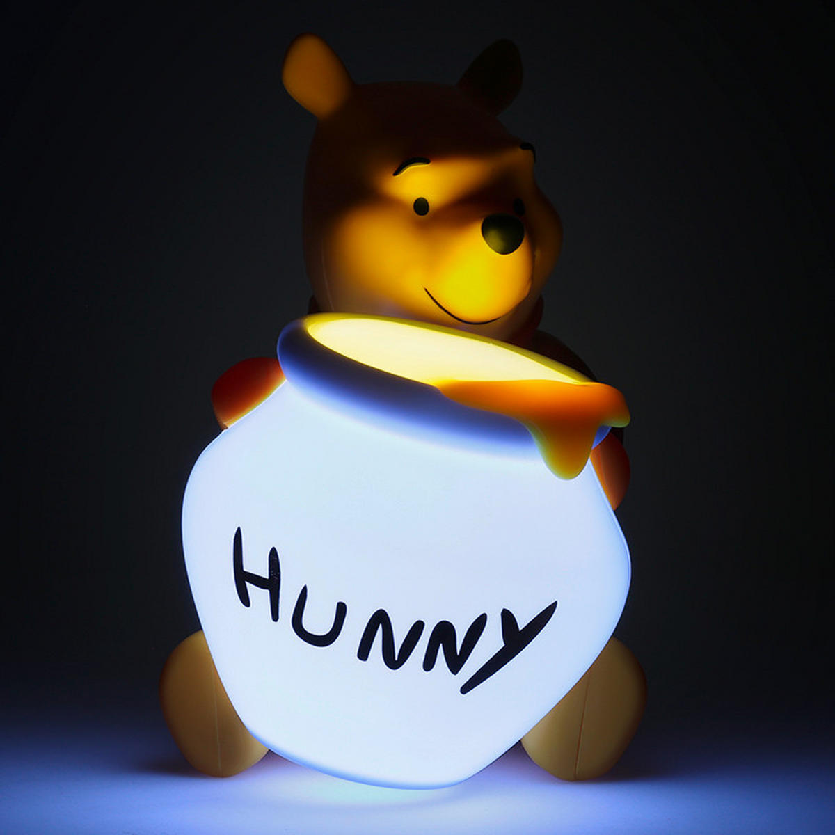 LED-DEKOLEUCHTE Winnie Pooh 10.8/14.7/16.5 cm   - Gelb/Rot, Basics, Kunststoff (10.8/14.7/16.5cm) - Disney