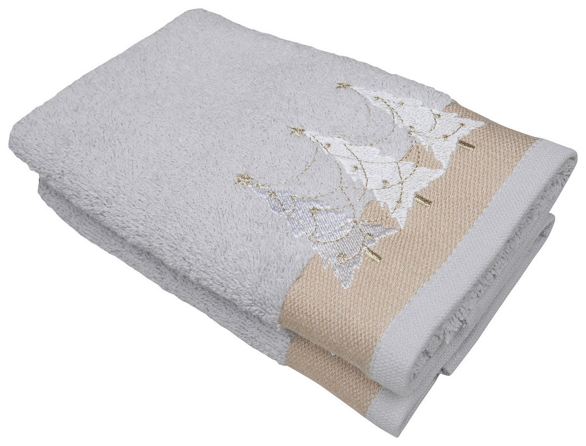 RUČNÍK PRO HOSTY, 30/50 cm, barvy zlata - barvy zlata, Konvenční, textil (30/50cm) - X-Mas
