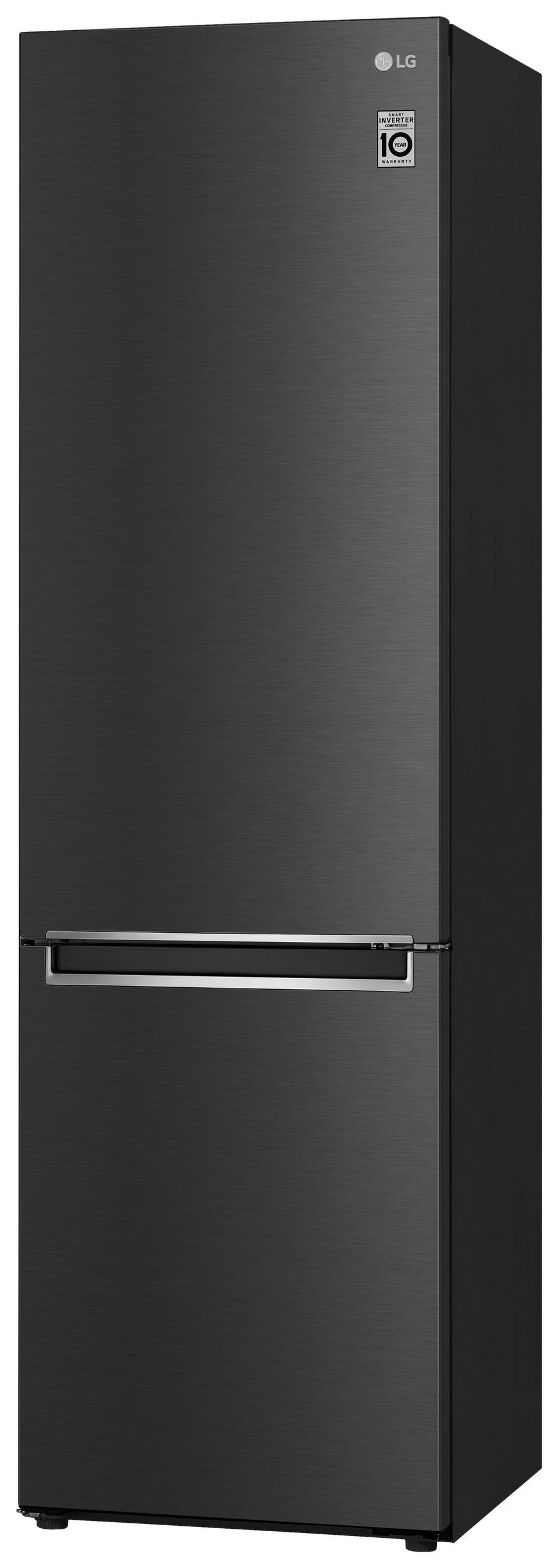 KÜHL-GEFRIER-KOMBINATION 59,5/203/67,5 cm GBB62MCGGN  - Schwarz, Trend, Glas/Kunststoff (59,5/203/67,5cm) - LG