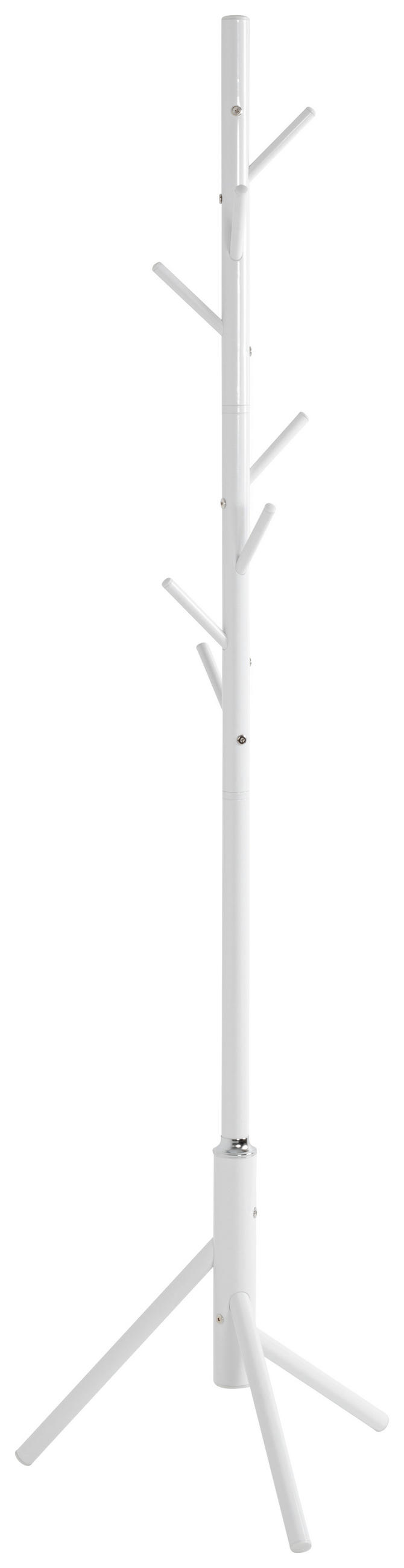 KLEIDERSTÄNDER in Weiß 48/173/48 cm   - Weiß, MODERN, Metall (48/173/48cm)