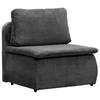 SCHLAFSESSEL Cord Dunkelgrau  - Dunkelgrau/Schwarz, KONVENTIONELL, Kunststoff/Textil (87/95/87cm) - Boxxx