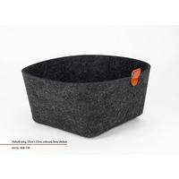 UNIVERSALKORB 22/22/12 cm   - Anthrazit, Basics, Textil (22/22/12cm) - Justinus